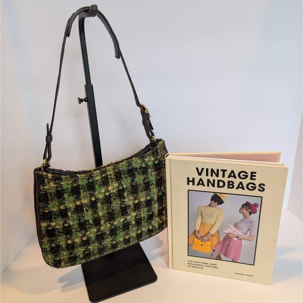 Vintage Coach Girlie Plaid Boucle Hobo -  E1K-8309